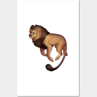 Cozy Lion Posters and Art